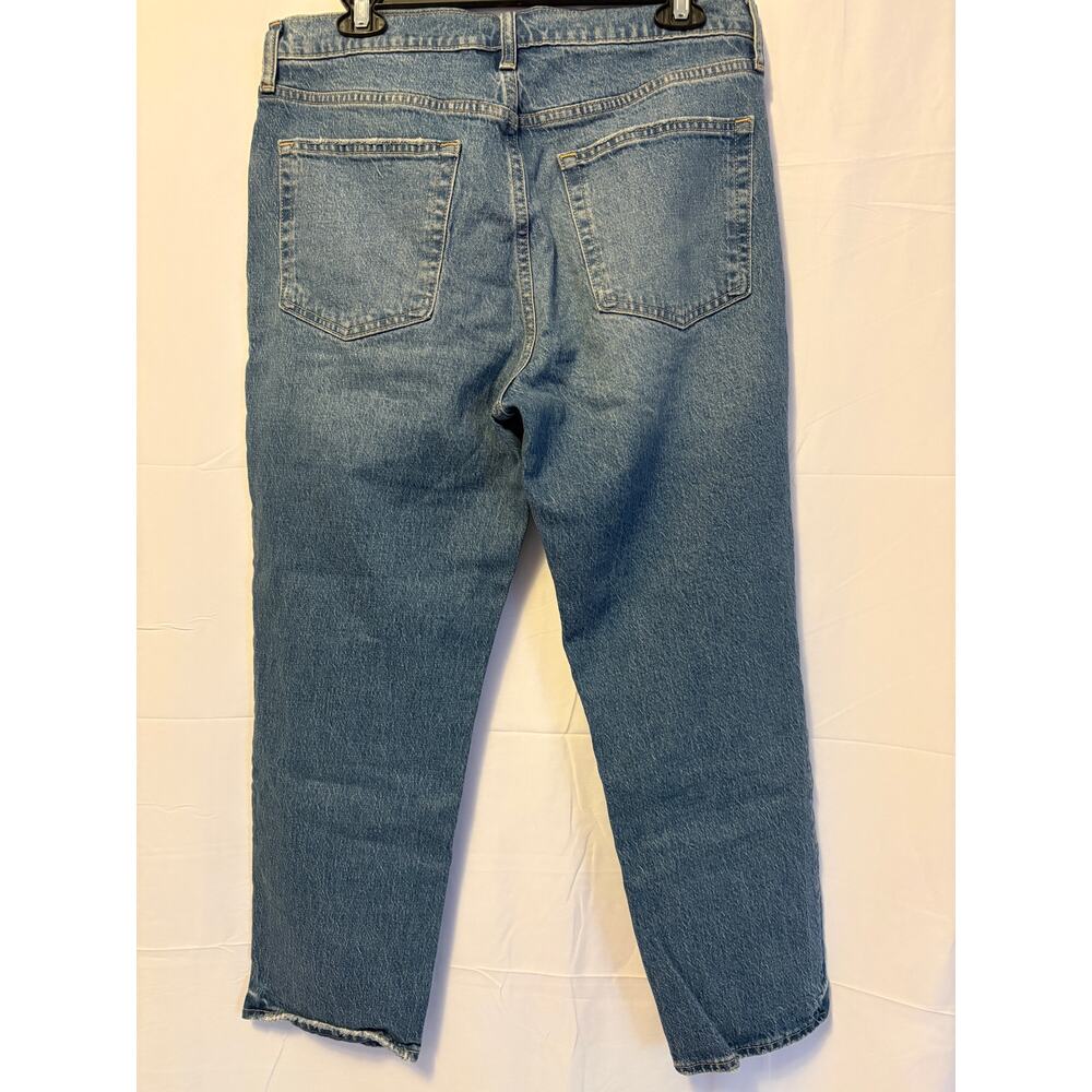 Gap Cheeky Straight High Rise Jeans Blue Sz 31 - Picture 2 of 8